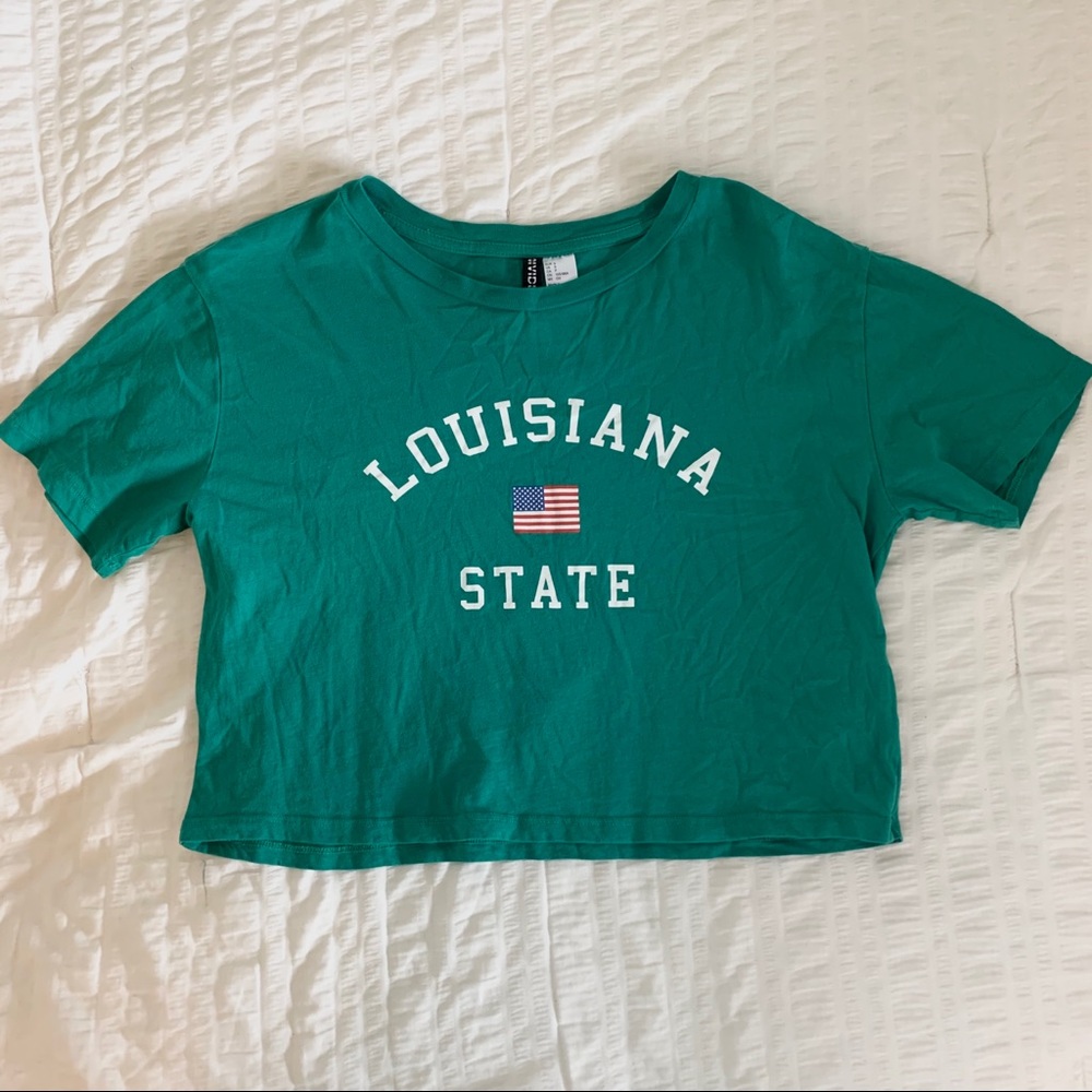 (h&m) louisiana state crop tee